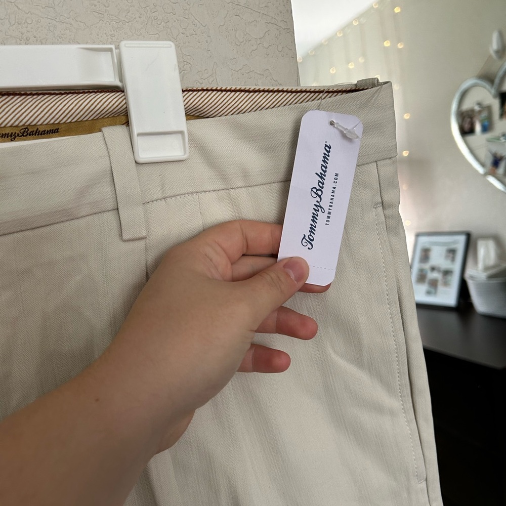 TOMMY BAHAMA | men’s silk blend Grayston pants size 42 x 32 in spray NWT - Picture 5 of 9
